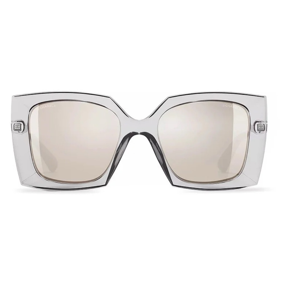 Chanel Square Sunglasses Ch6051 Grey/Mirror Clear. - Picture 2 of 11